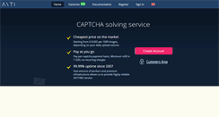Desktop Screenshot of anti-captcha.com